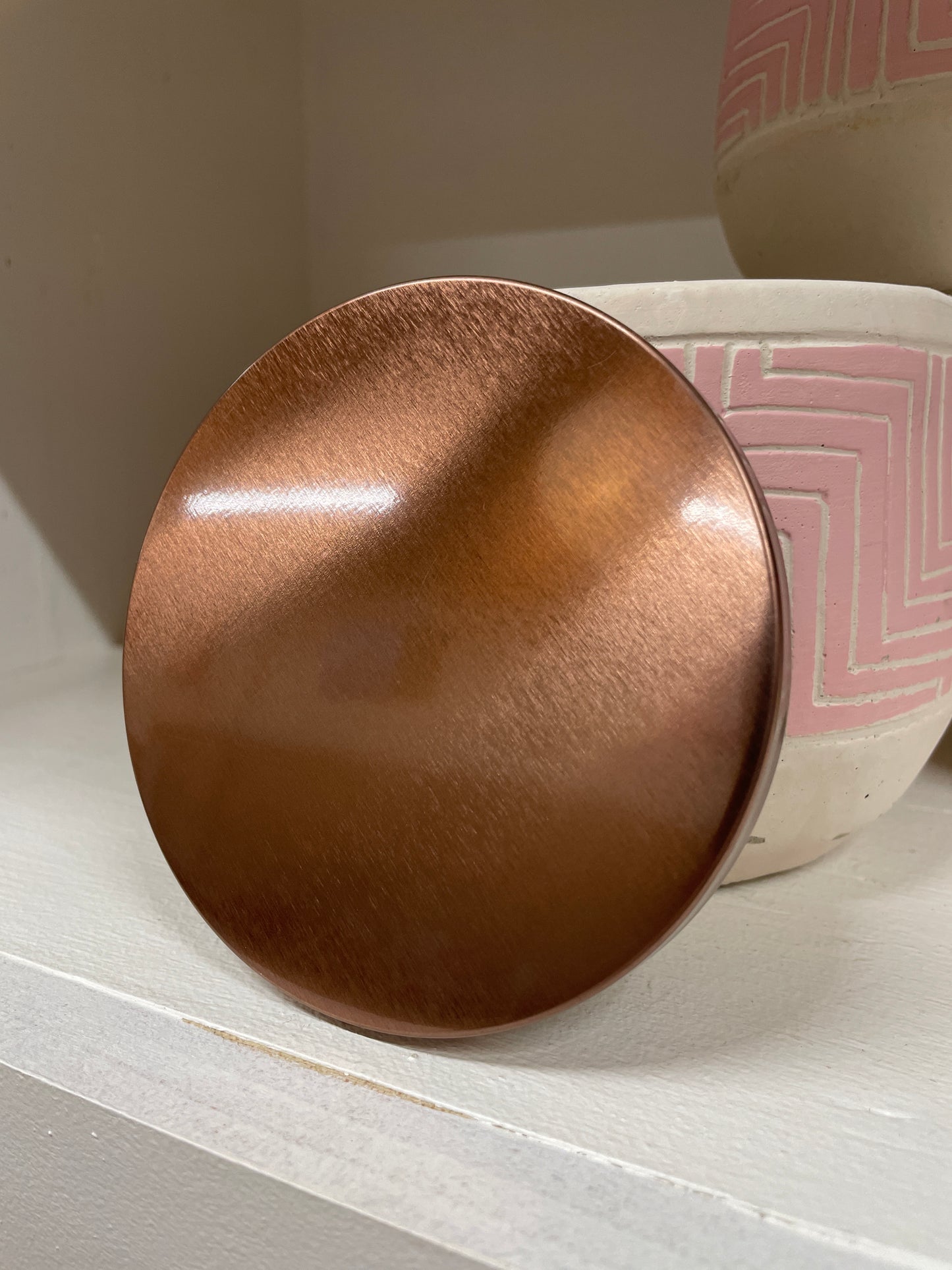 L Metal Bronze Lid