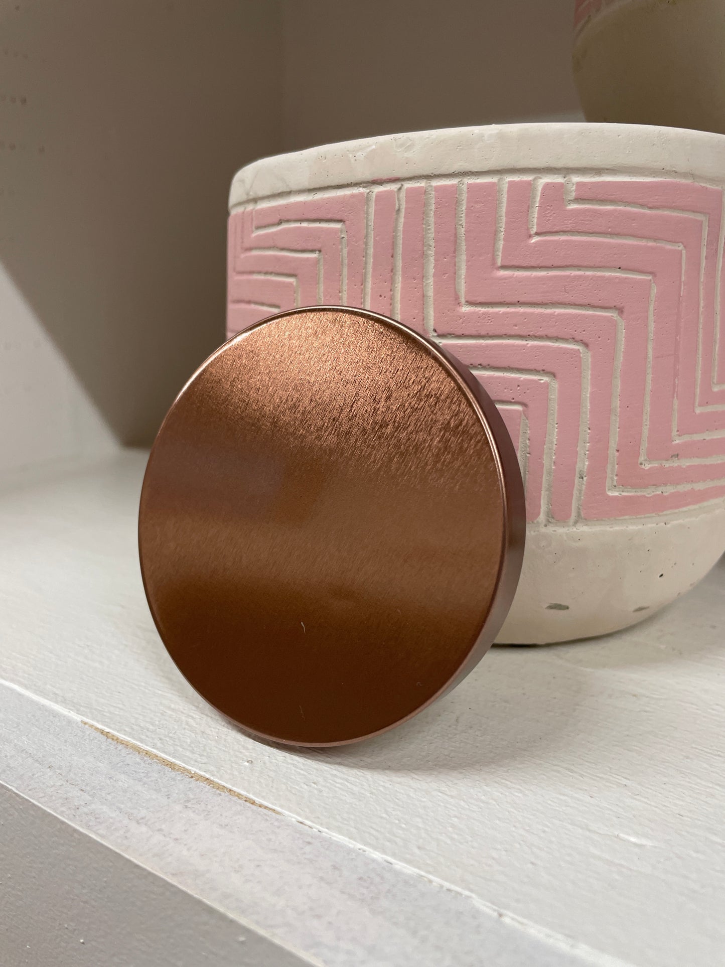 S Metal Bronze Lid