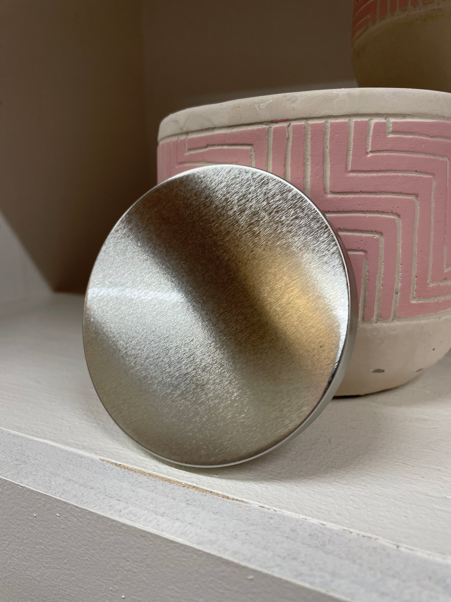 M Metal Silver Lid