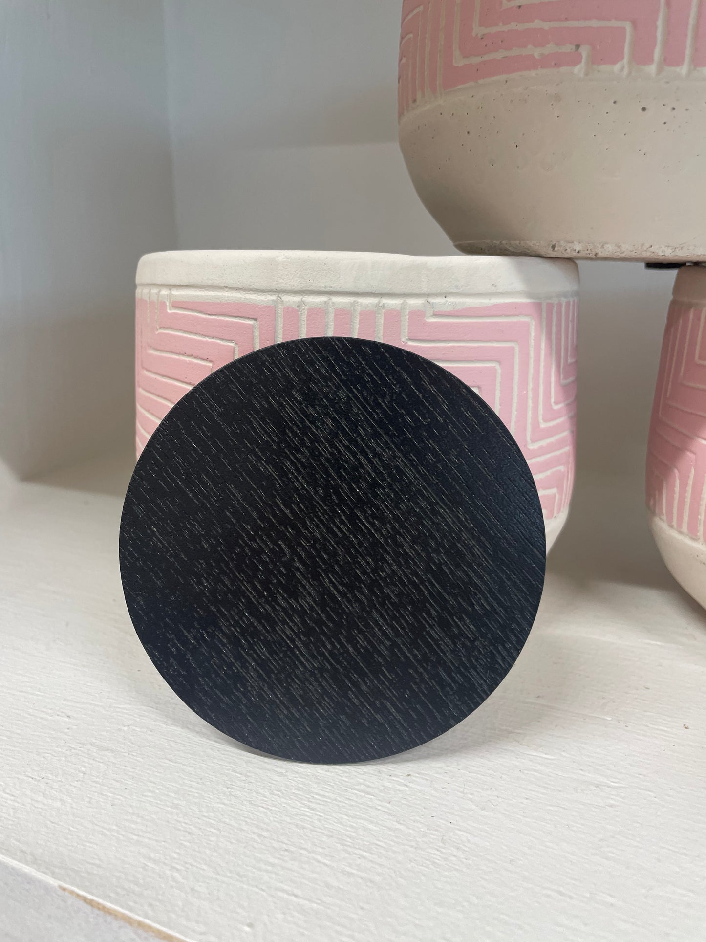 M Black Wood Lid