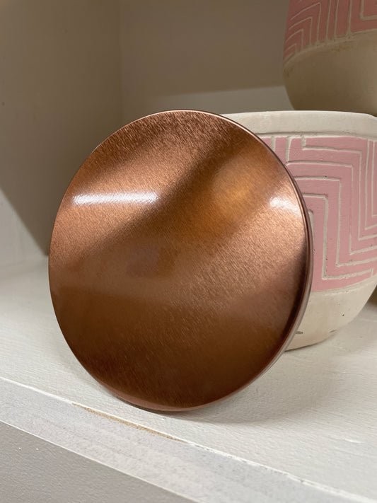 L Metal Bronze Lid