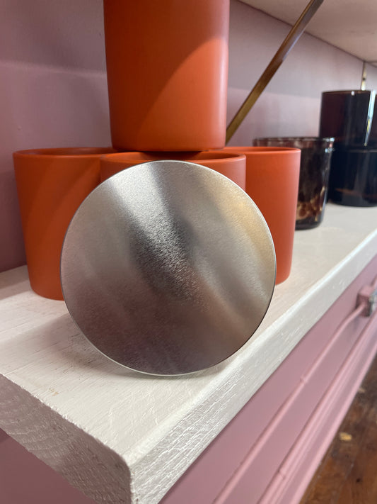 L Metal Silver Lid