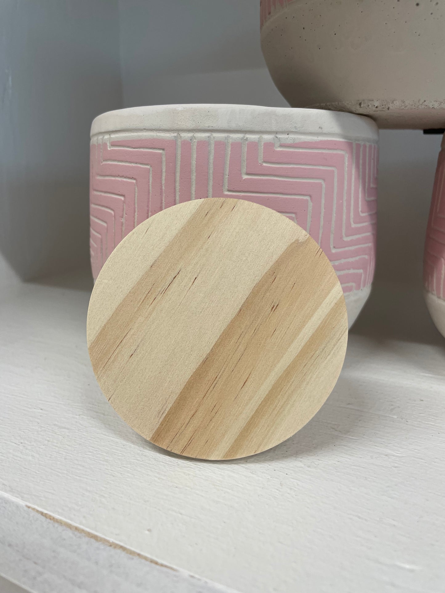 S Natural Wood Lid