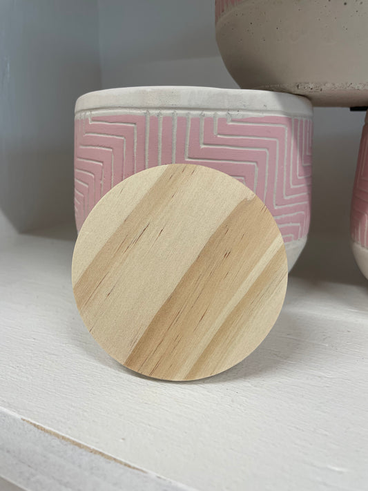 S Natural Wood Lid